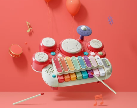 【狂欢价】babycare宝宝手敲琴儿童乐...