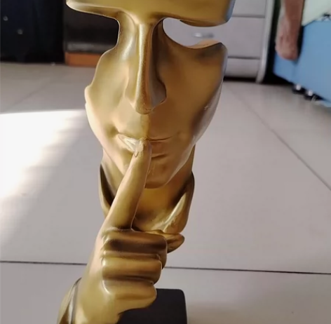 北欧沉默是金酒柜酒柜装饰品，轻奢金色摆件家...