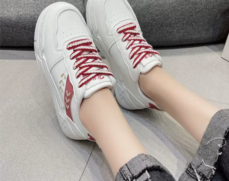 小白鞋女2023春秋季新款学生运动跑步百搭...