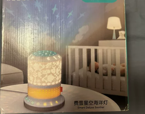 费雪宝宝星空海洋灯 几乎全新的夜间宝宝安抚...