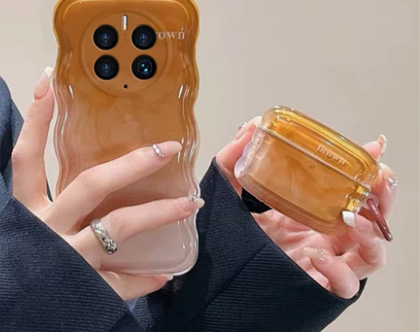 【年货价】茶色晕染华为mate50手机壳m...