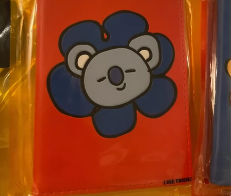 BT21 FLOWER系列 护照夹 动漫周...