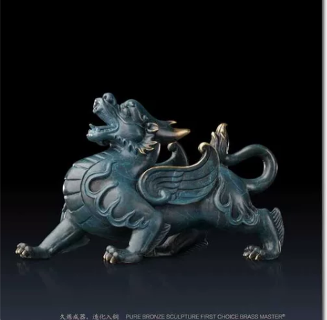 铜师傅威猛貔貅（小号）摆件 平安生财工艺品...