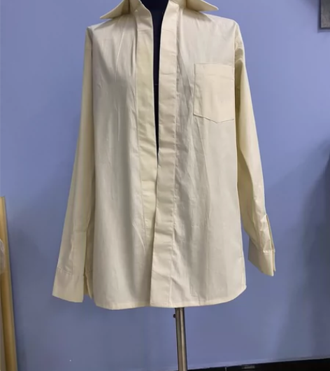 白胚布女衬衫 服装设计专业￥80