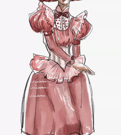 procreate代画服装效果图 戏服 舞...