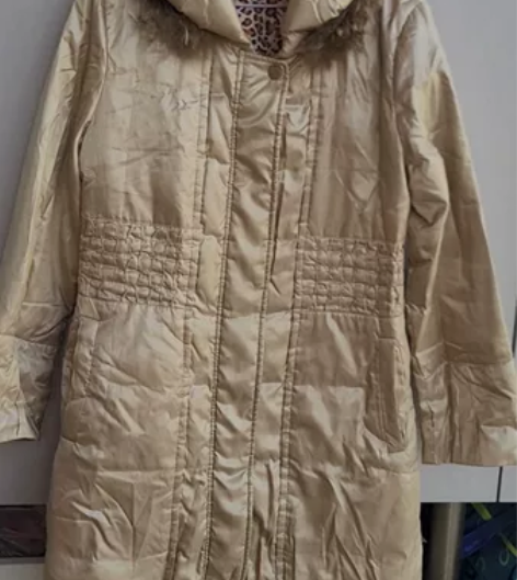 乔万尼Gowani羽绒服外套S码 香槟色浅...