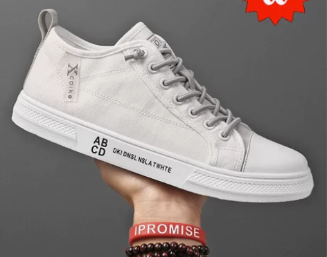 特价捡漏！春夏新款透气帆布板鞋，潮流百搭老...