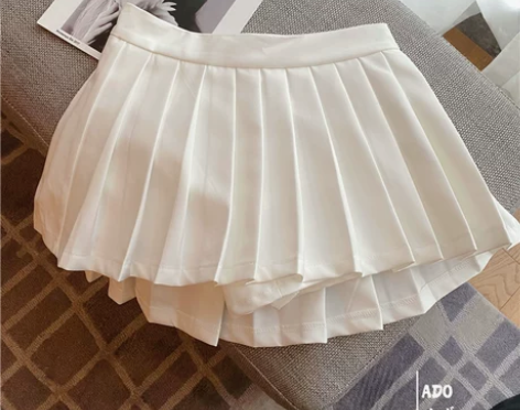 百褶短裙女2022夏季新款JK裙学院风防走...