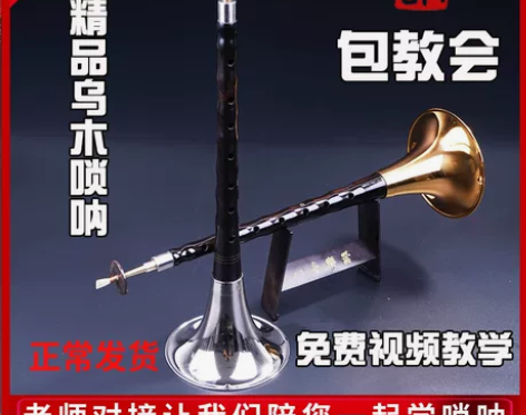 八音乌木黑檀大小吹点奏唢呐服务乐器全套初学...
