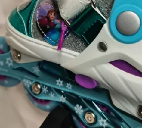 麦斯卡×迪士尼女童艾莎公主滑冰鞋套装初学者...