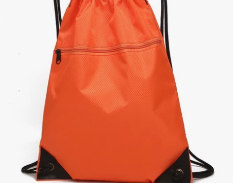 束口袋抽绳双肩包简易背包拉绳包运动包防水轻...