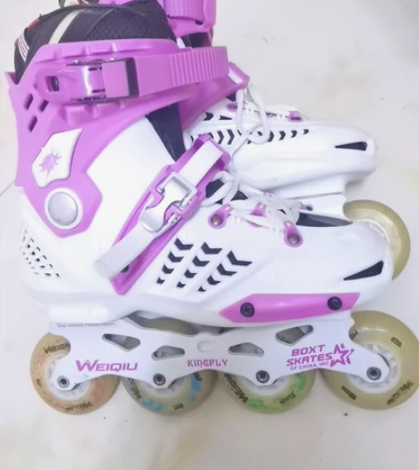 轮滑鞋直排轮可调溜冰鞋成年人儿童男女花式旱...