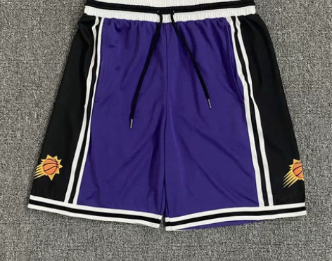 【全新包邮】菲尼克斯太阳队复古篮球短裤男宽...