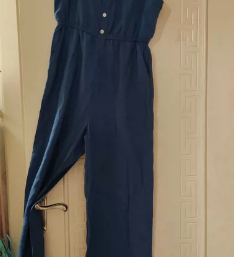 全新带吊牌，牛仔蓝连衣裤，背带裤，吊带连体...