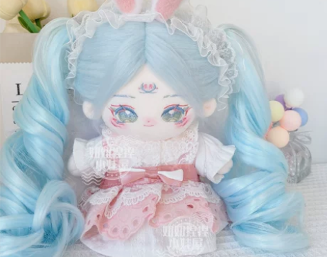 原创正版棉花娃娃20cm可换装毛绒玩偶可爱...