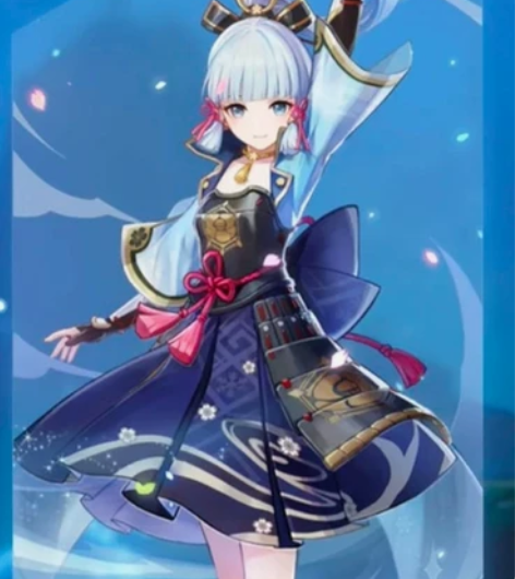 原神神里绫华  白露霜华   冰系元素输出...