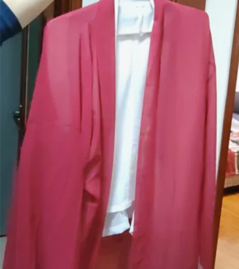 ?侠客汉服女古风红颜传统魏晋风红色齐腰襦裙...