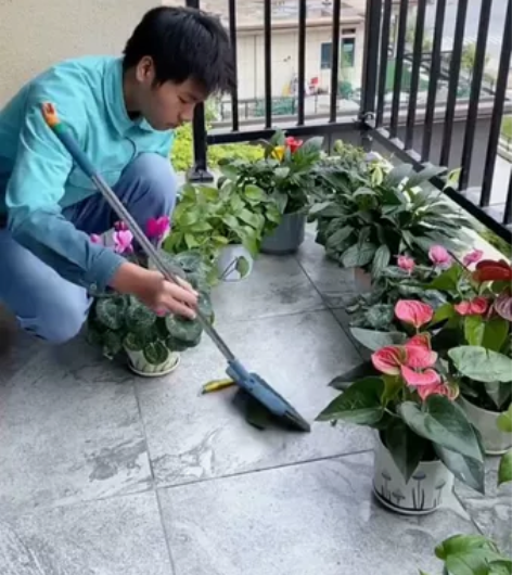 【全新包邮】全新 阳台圆形花架家用铁艺悬挂...