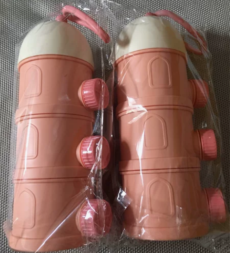 婴儿奶粉盒便携外出分装格，米粉盒辅食储存罐...