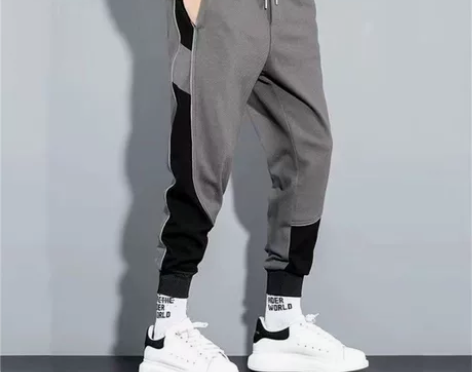 秋季裤子男宽松哈伦潮流男士休闲裤大码束脚运...