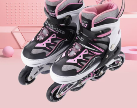 溜冰鞋旱冰鞋儿童男女童成年小孩初学直排轮滑...