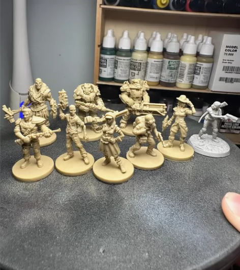 辐射4 Fallout4/76桌游棋子模型...