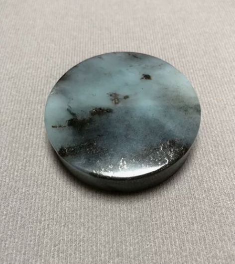 岫岩水墨玉镇纸 玉镇尺 文房四宝用品 玉石...