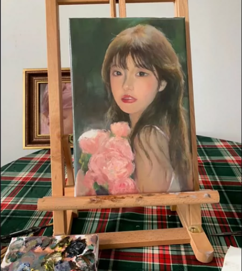 定制油画画像彩铅人物画像定制水彩肖像画代画...