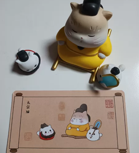 故宫猫名画记盲盒 太宗猫 40 泡泡玛特盲...