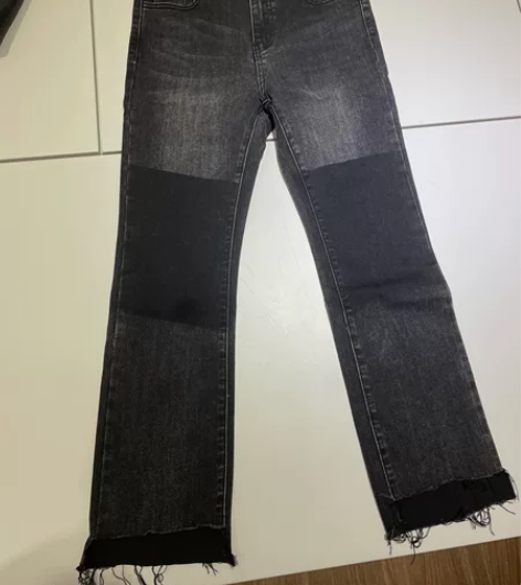 闲置95新，灰黑色牛仔裤，M码，裤长90，...