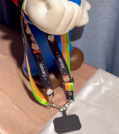 全新手机挂绳斜挎可背链夹片挂件 背带钥匙手...