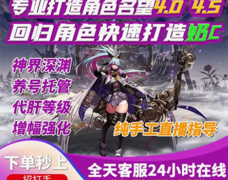 纯手工直播dnf地下城与勇士代练名望