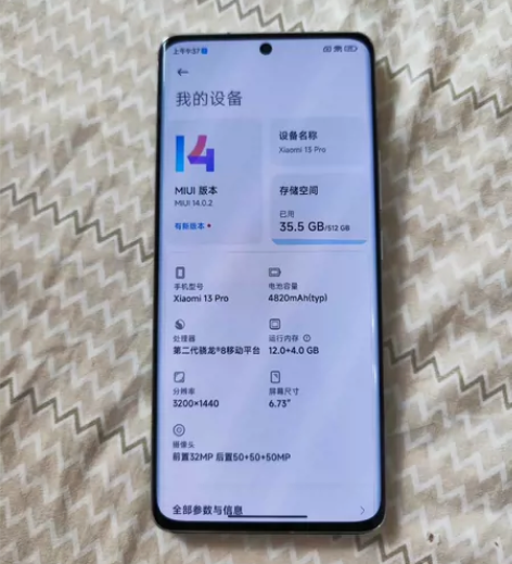 小米13pro 12+512 旷野绿，带m...