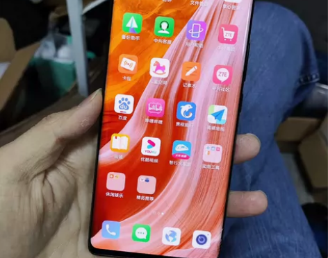 中兴axon40pro屏幕总成爆面屏幕带框...