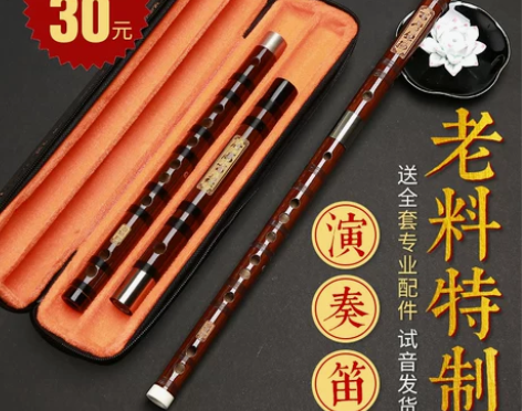 笛子竹笛专业高级演奏横笛儿童初学者零基础入...