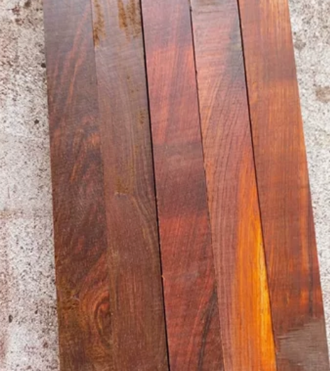 微凹南美酸枝工艺骨架料顺纹唢呐料球杆料5根...