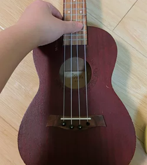 威伯23寸尤克里里哑光原木合板儿童初学者入...