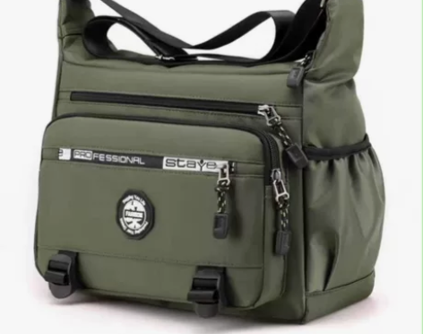 大容量男包单肩包防水耐磨背包多口袋做生意包...