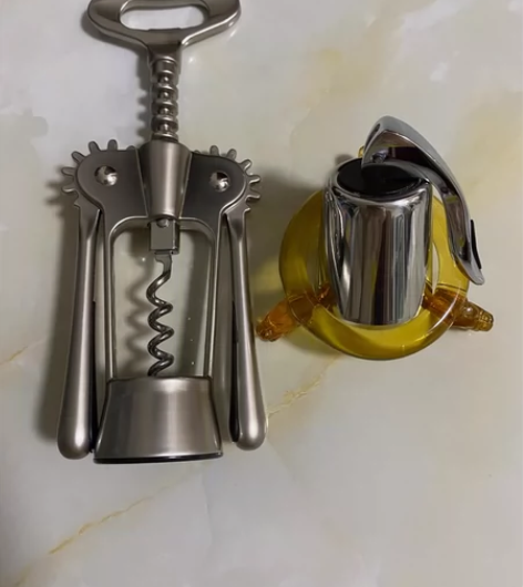 多功能锌合金红酒葡萄酒开瓶器酒起子1个,外...