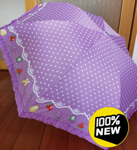 天堂伞~果香四溢系列 高密碰击布，三折晴雨...