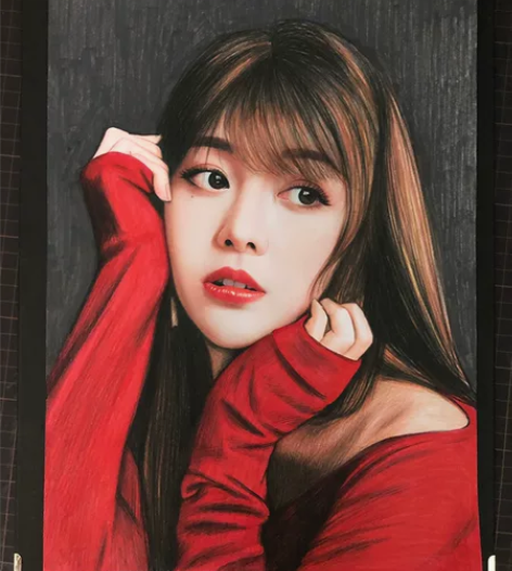 【接稿中】素描画像定制手绘彩铅画代画人物画...