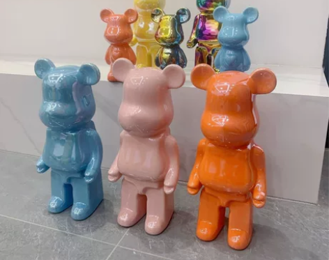 （实体店关门）28cm轻奢暴力熊摆件家居客...