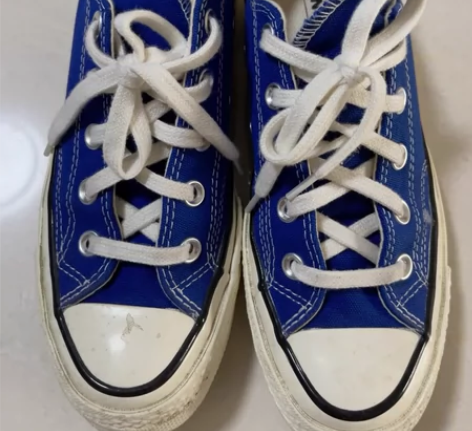 匡威正版帆布鞋 36.5码 穿过两三次吧 ...