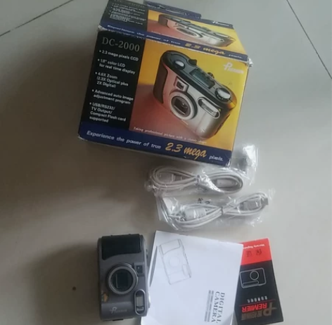 老式ccd数码相 机器全套坏的，图上实物，...