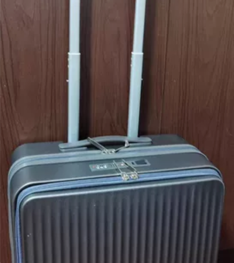 前置开口20寸登机箱铝框高颜值时尚旅行箱特...