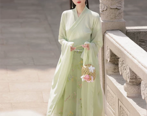 日常汉服女魏晋古风改良仙气广袖流仙裙飘逸齐...