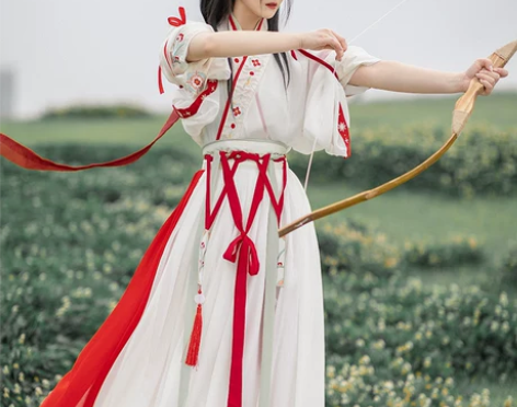 桔梗魏晋制汉服女夏季中国风正品原创日常襦裙...