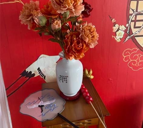 景德镇陶瓷花瓶摆件客厅插花中式家居饰品水培...