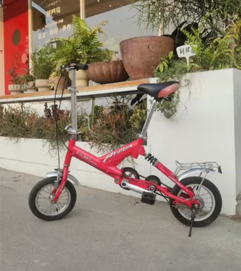 国产12寸单速折叠车，骑行体验舒适，原价1...