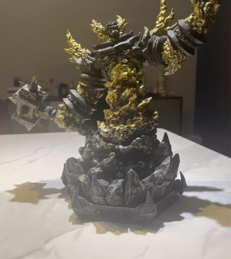 魔兽世界 拉格纳罗斯 大螺丝手办 无包装 ...